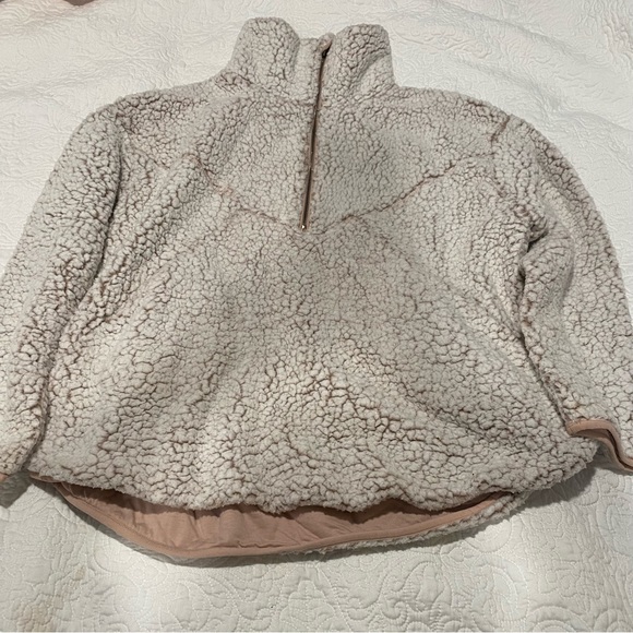 Playing for Keeps Pullover Sweater Sherpa Teddy Fleece - Picture 10 of 12